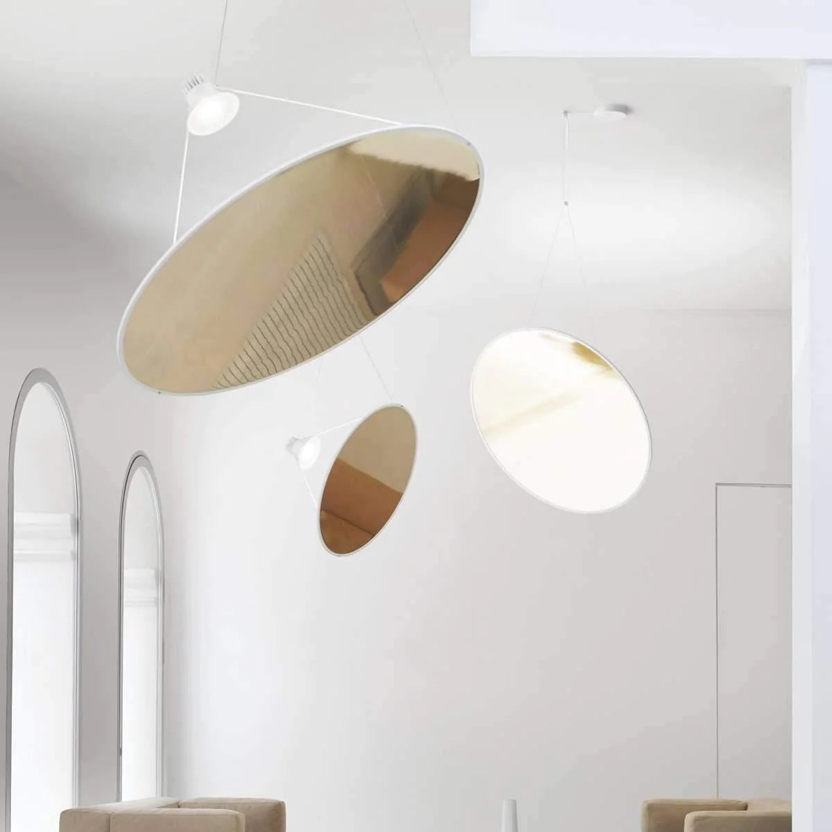 Brio minimalistisk pendellampe i stål