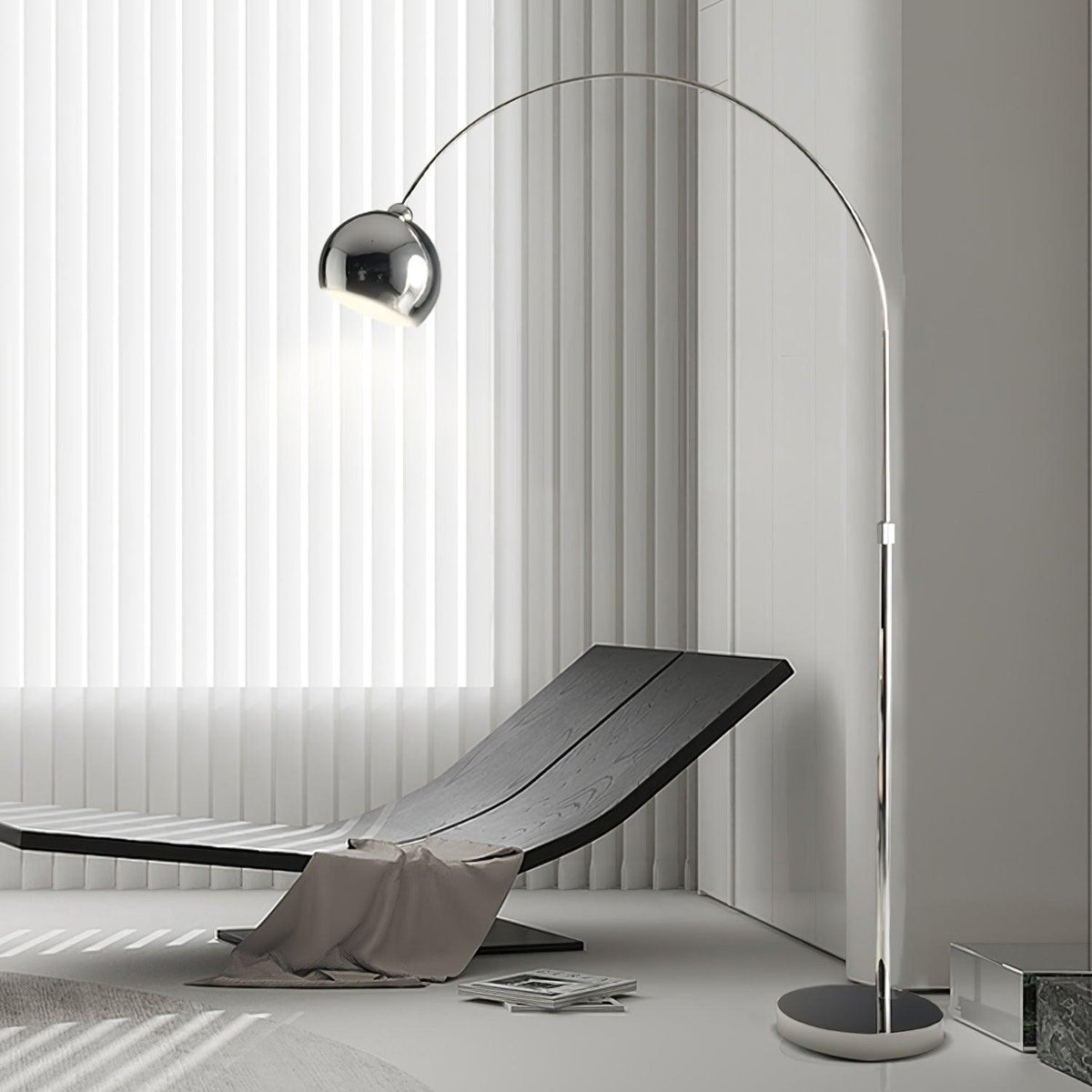 Candeeiro de pé minimalista Opal