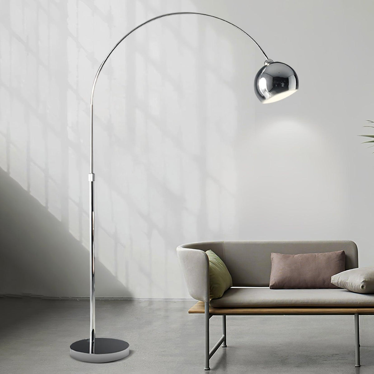 Candeeiro de pé minimalista Opal