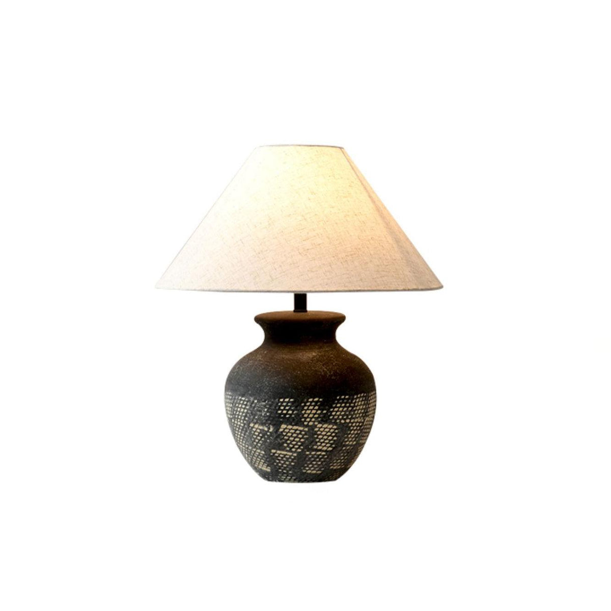 Crin minimalistisk keramisk bordslampa