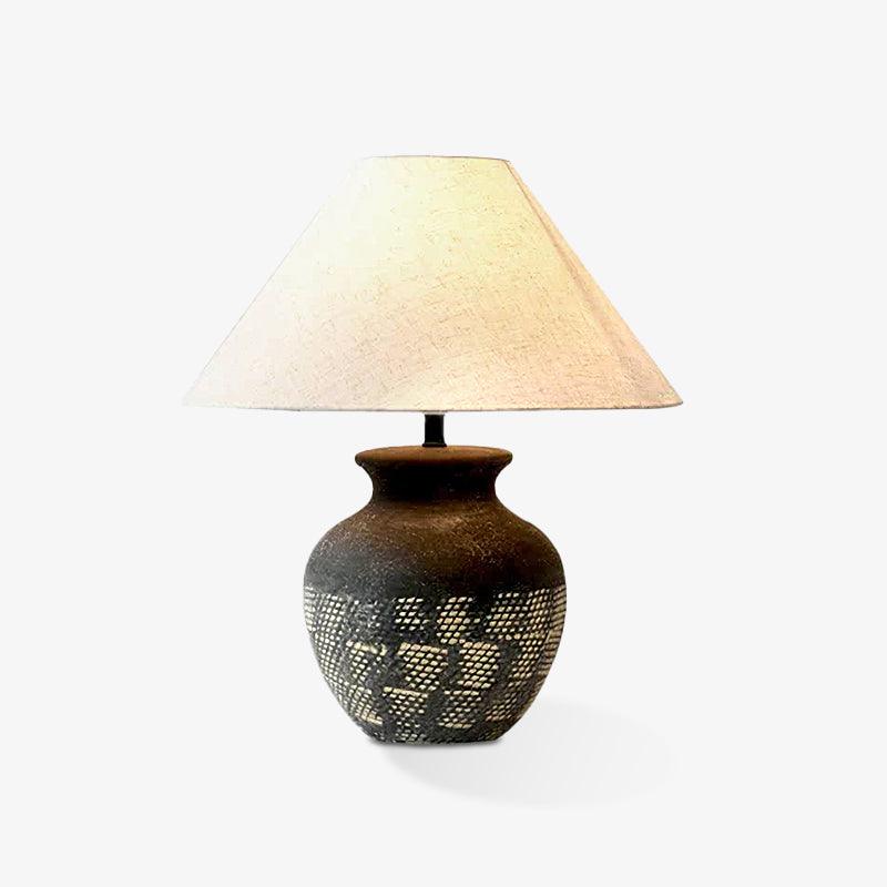 Crin minimalistisk keramisk bordslampa