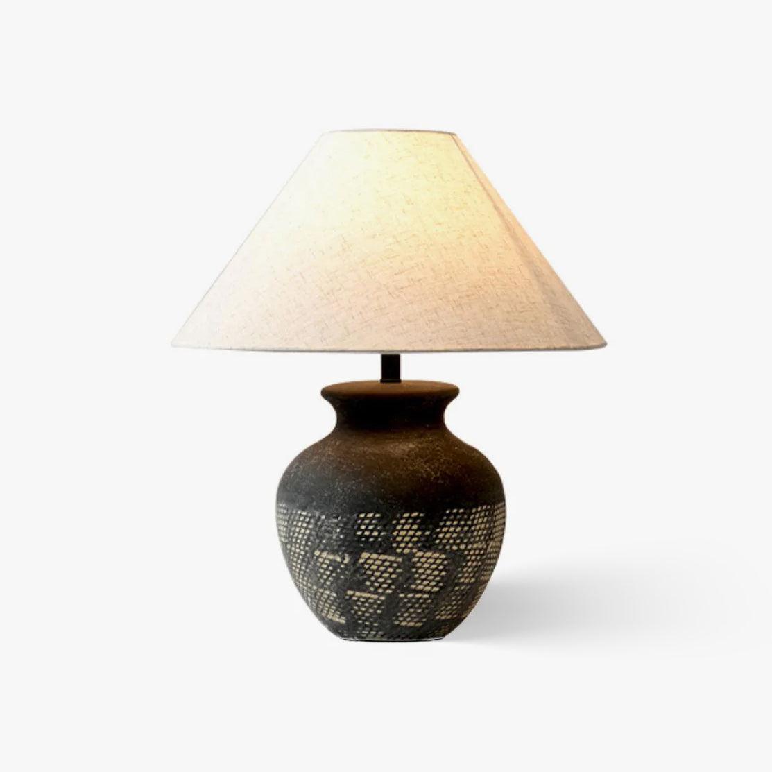 Crin minimalistisk keramisk bordslampa
