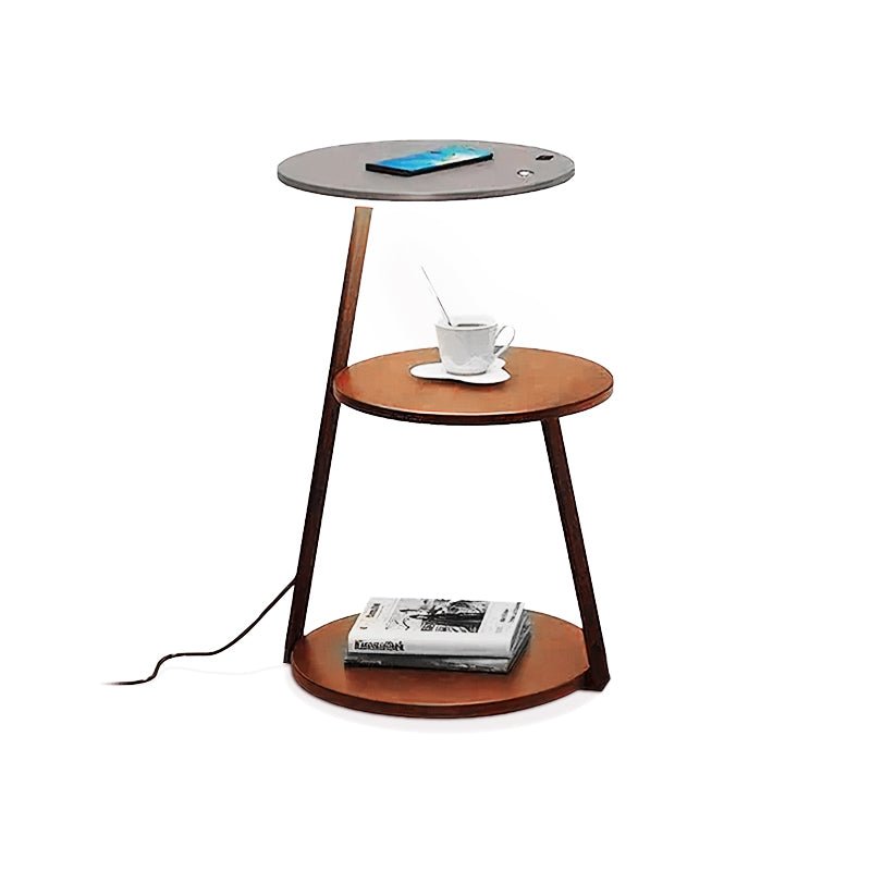 Mard moderne gulvlampe i træ