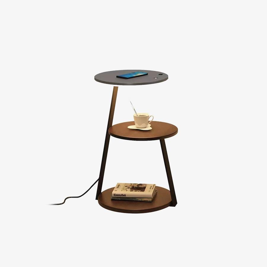 Mard moderne gulvlampe i træ