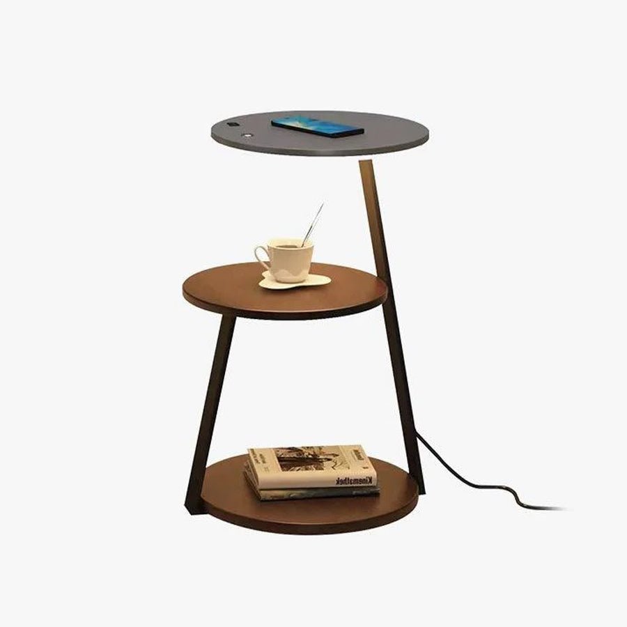 Mard moderne gulvlampe i træ