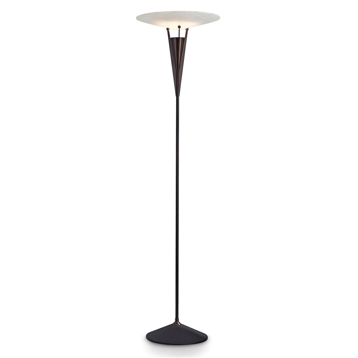 Veloros konformad golvlampa i alabaster