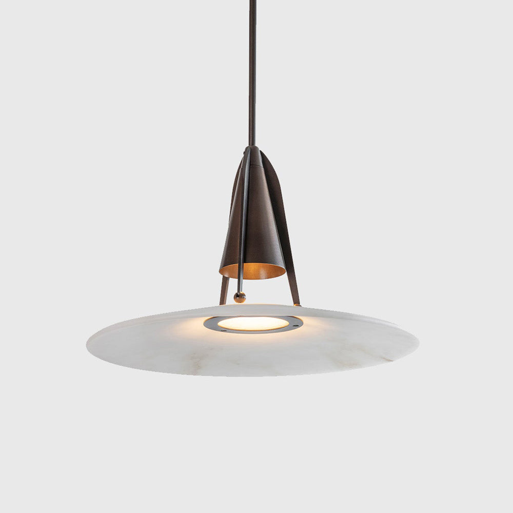 Halen pendellampa i alabaster Fusion