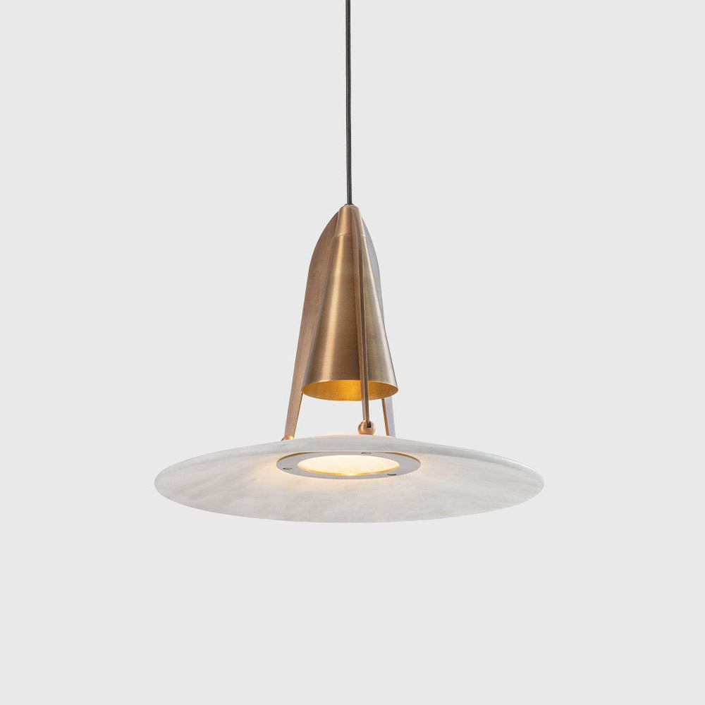 Halen pendellampa i alabaster Fusion