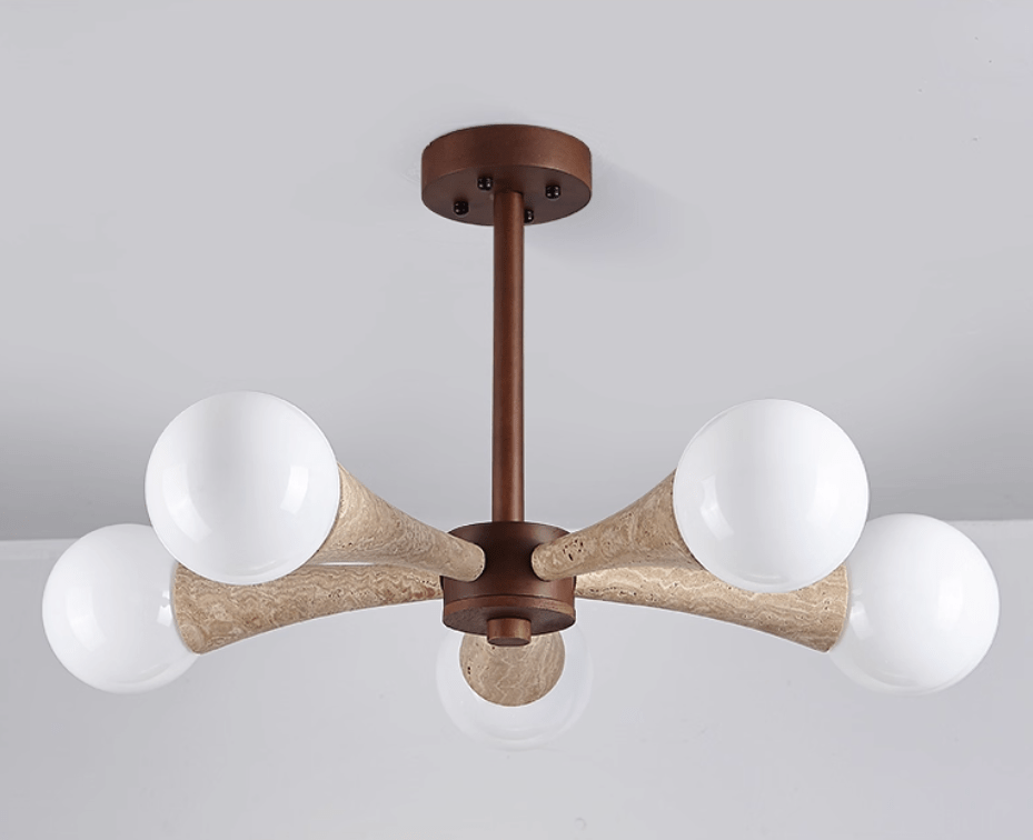 Arbor-krona i travertin