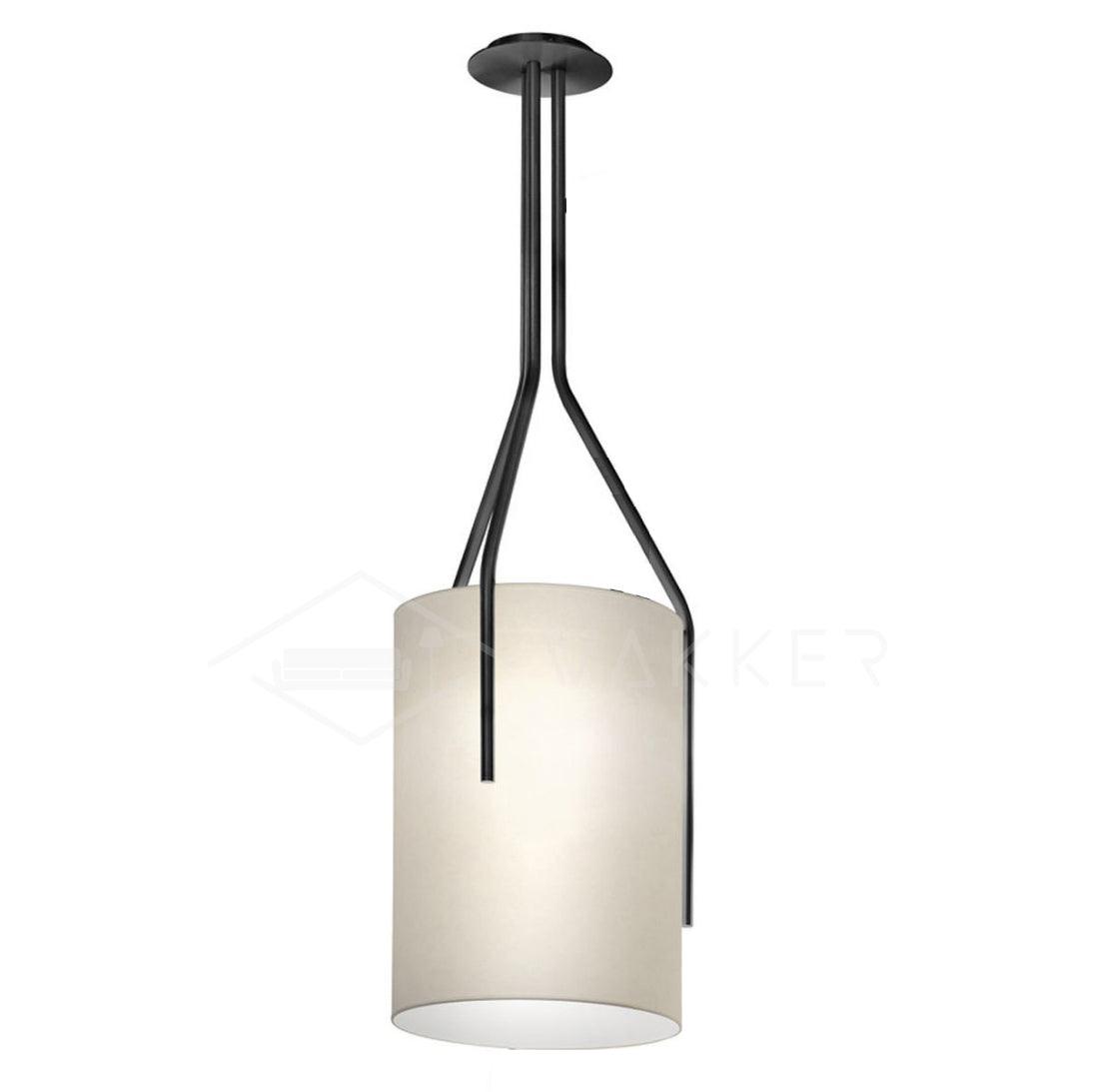 Cex moderne LED-lysekrone i messing med 3 lys