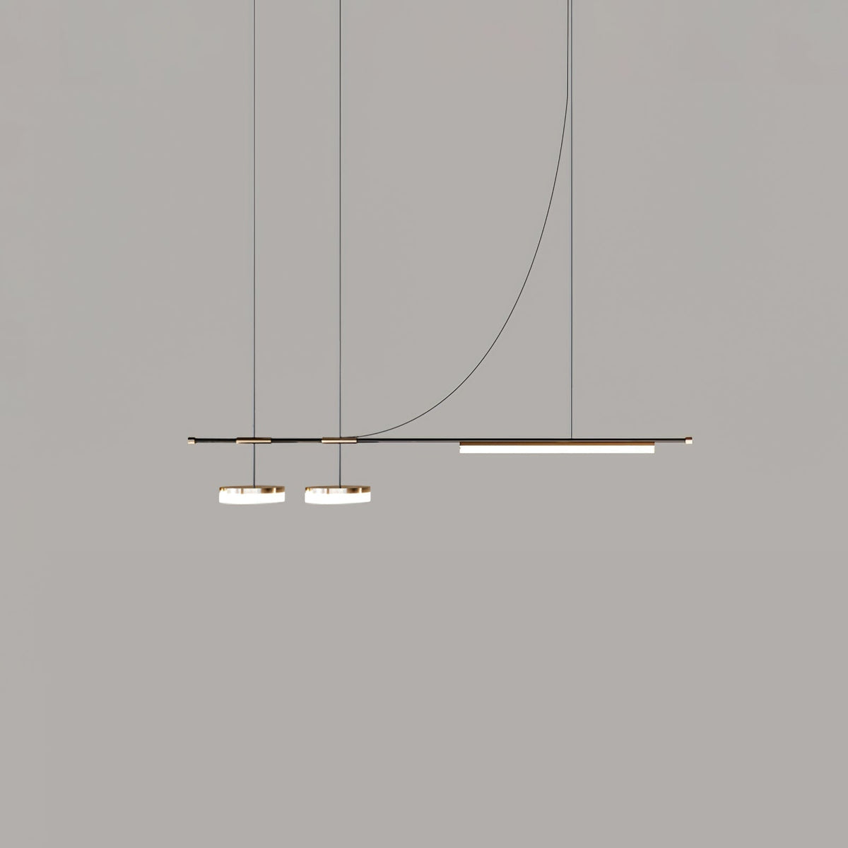 Avenanine linjär modern pendellampa