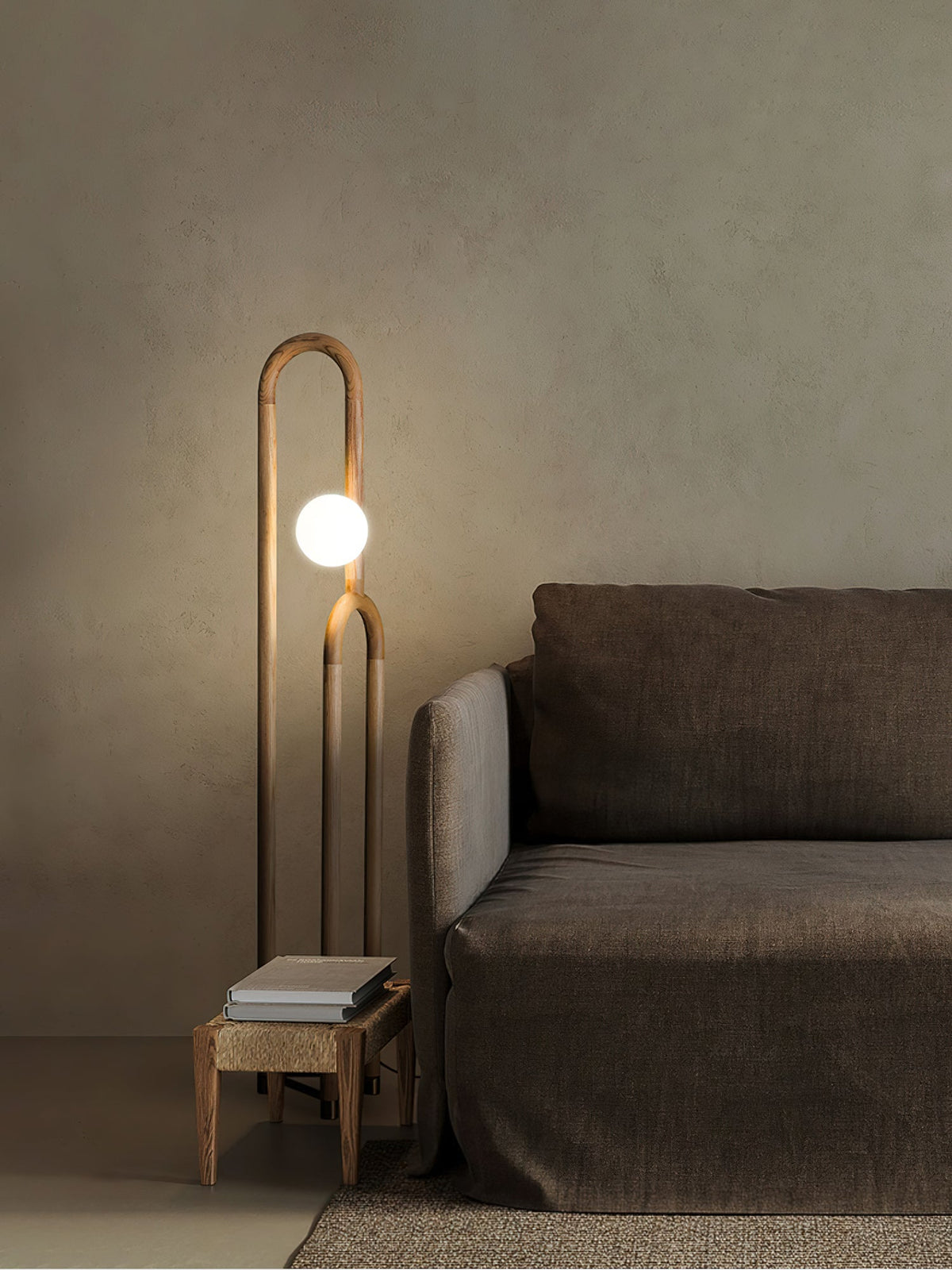 Veraear golvlampa i art déco-stil