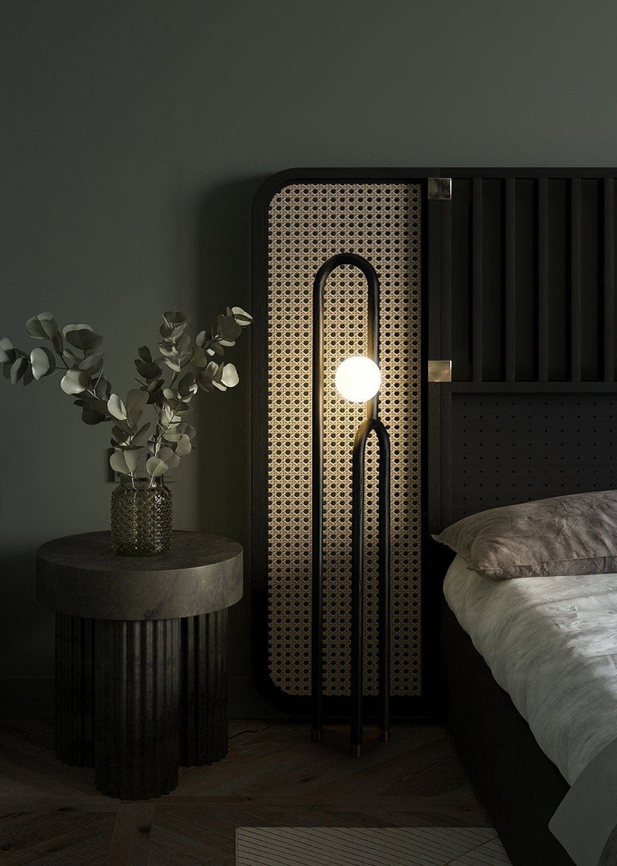 Veraear golvlampa i art déco-stil