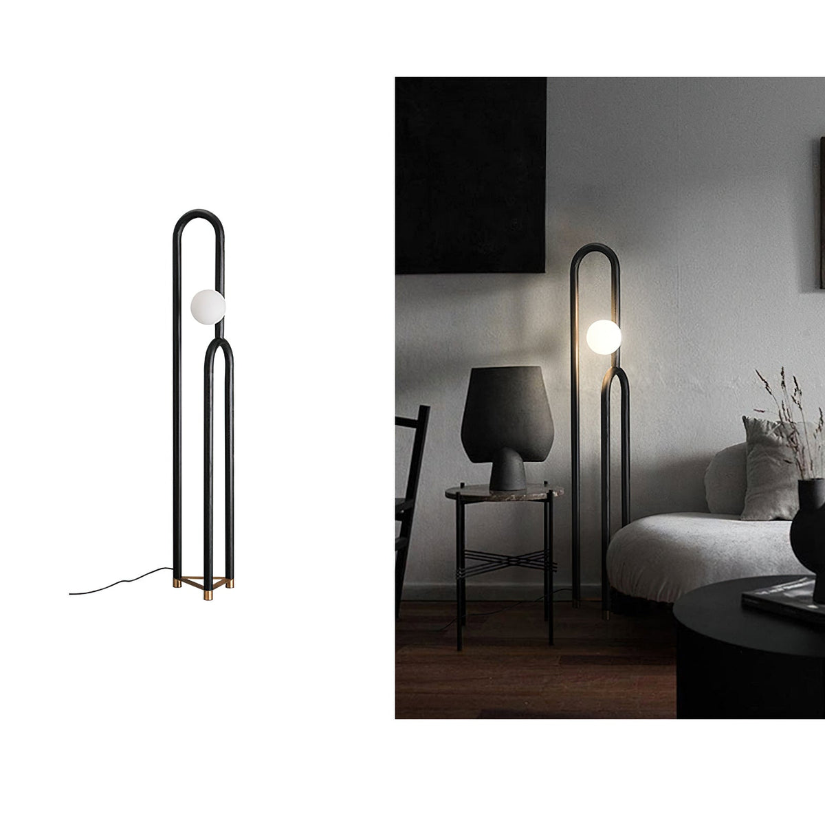 Veraear golvlampa i art déco-stil