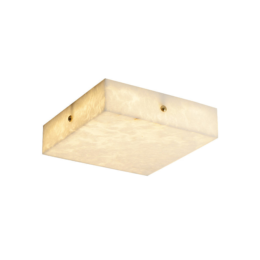Rauduvys modern minimalistisk taklampa i alabaster