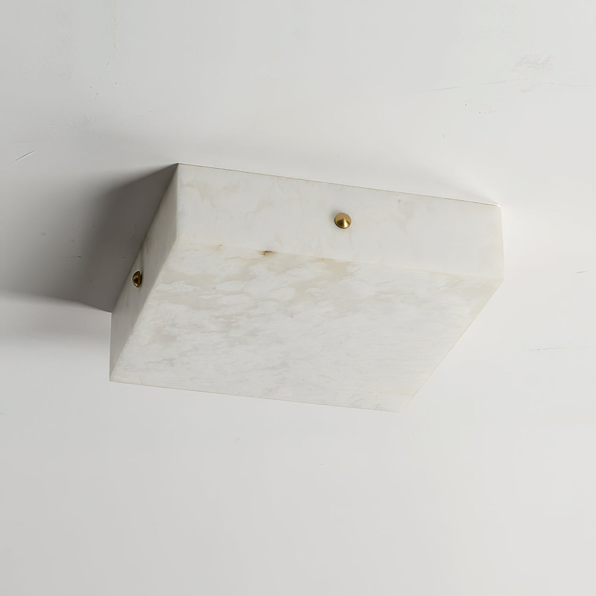 Rauduvys modern minimalistisk taklampa i alabaster