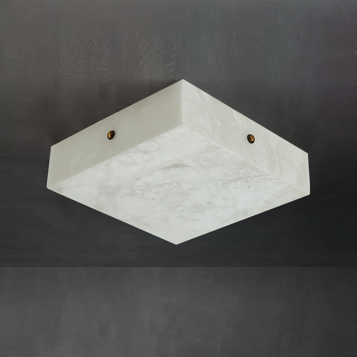 Rauduvys modern minimalistisk taklampa i alabaster