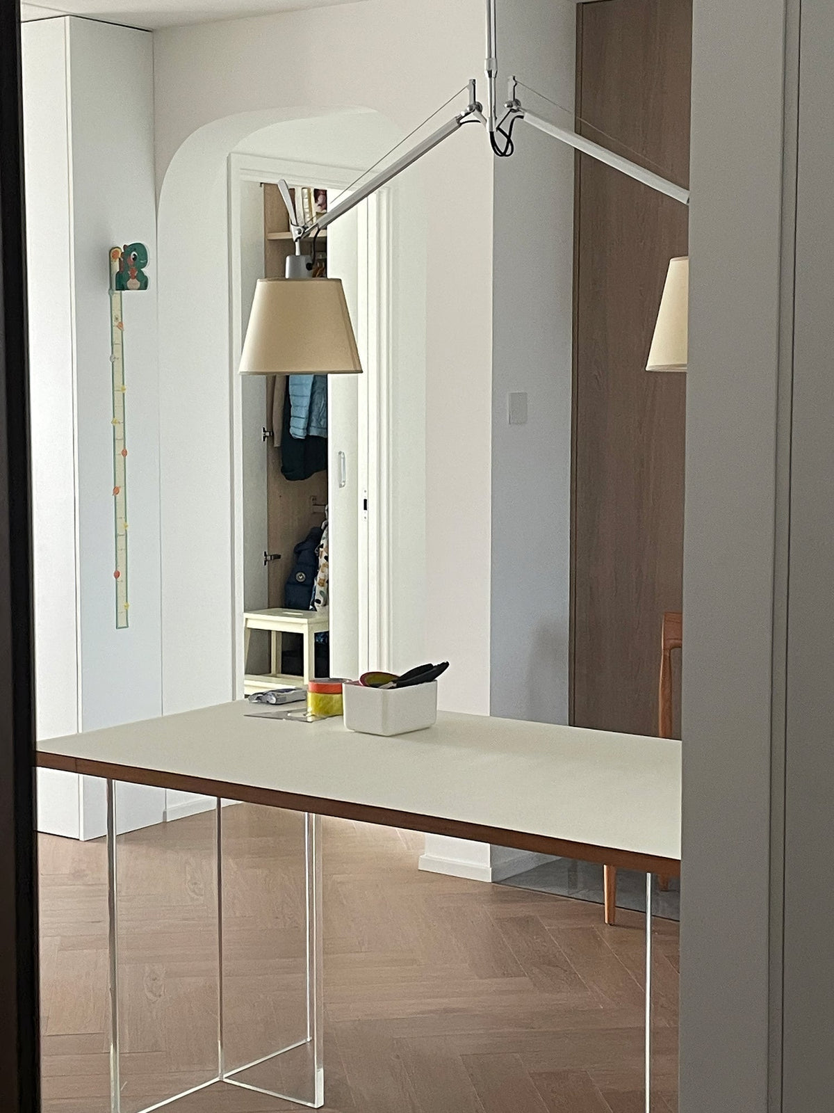 Evmirion Premium Elegance-skærmpendellampe i stof