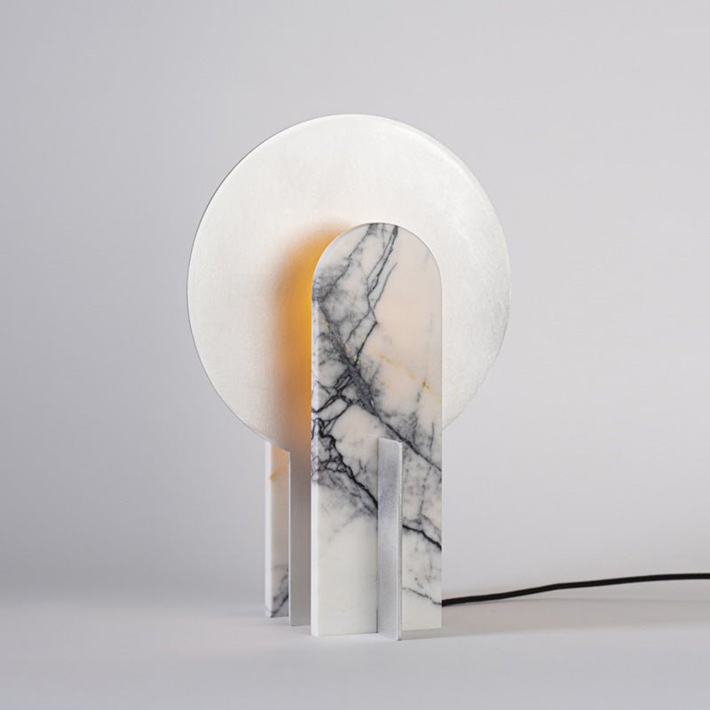 Solvique Arch-bordlampe i marmor