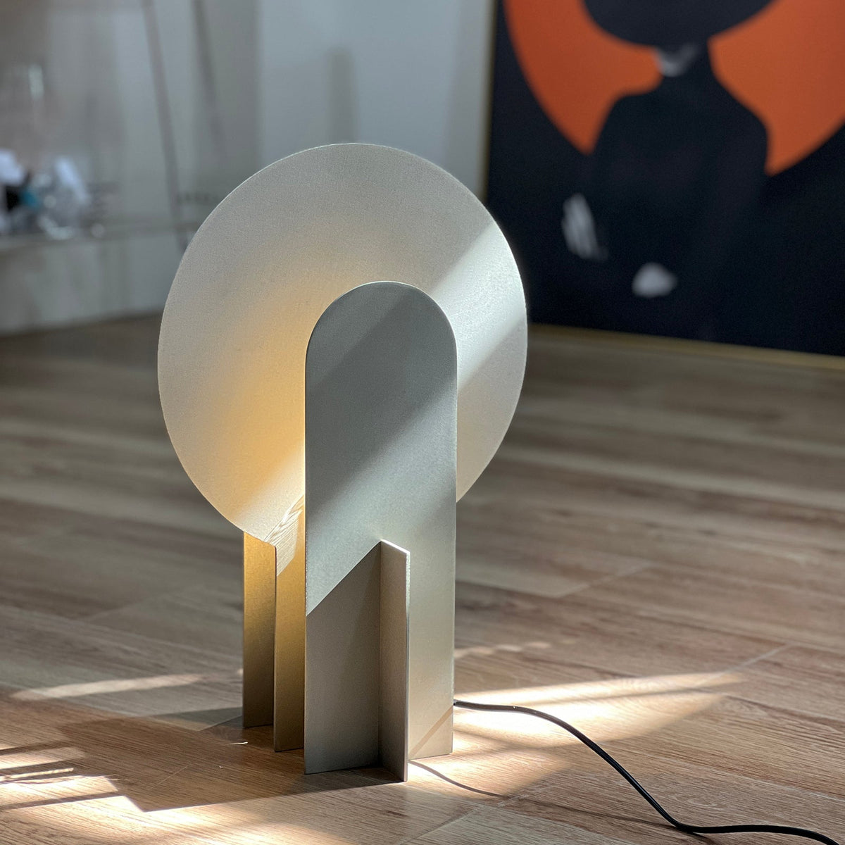Solvique Arch-bordlampe i marmor