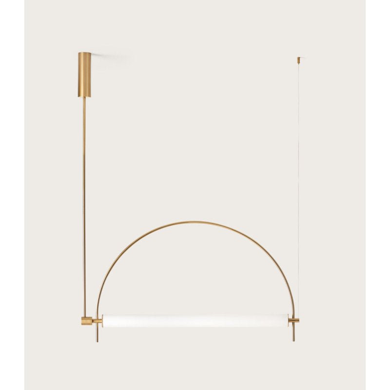 Buet lineær LED-lysekrone