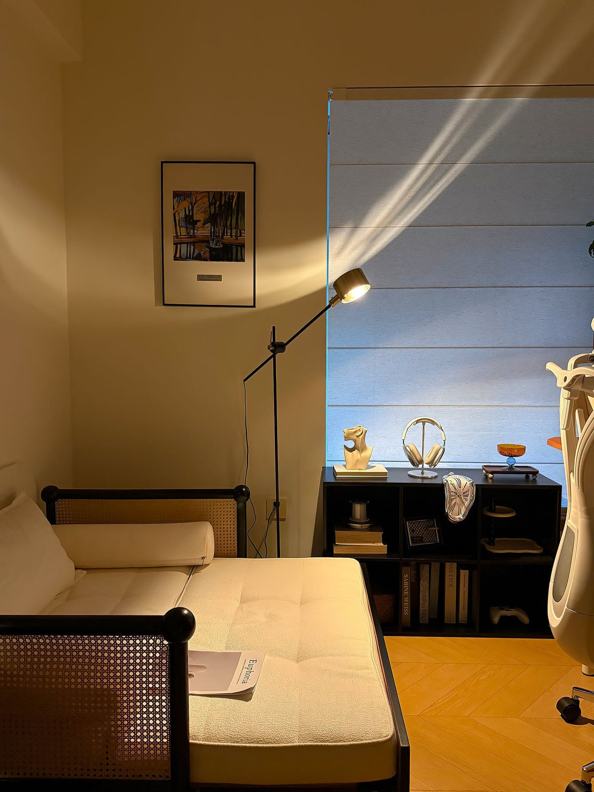 Arclen golvlampa med justerbar arm