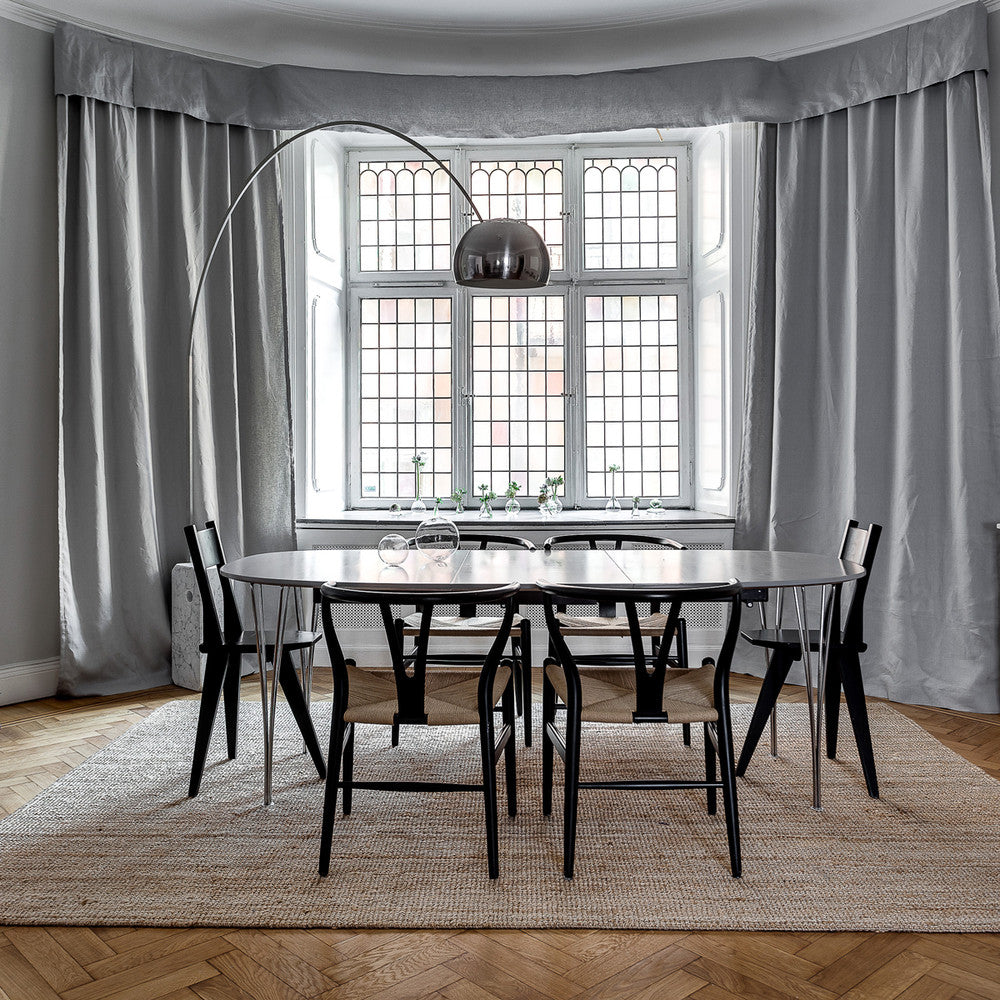 Alevra gulvlampe i stål og marmor