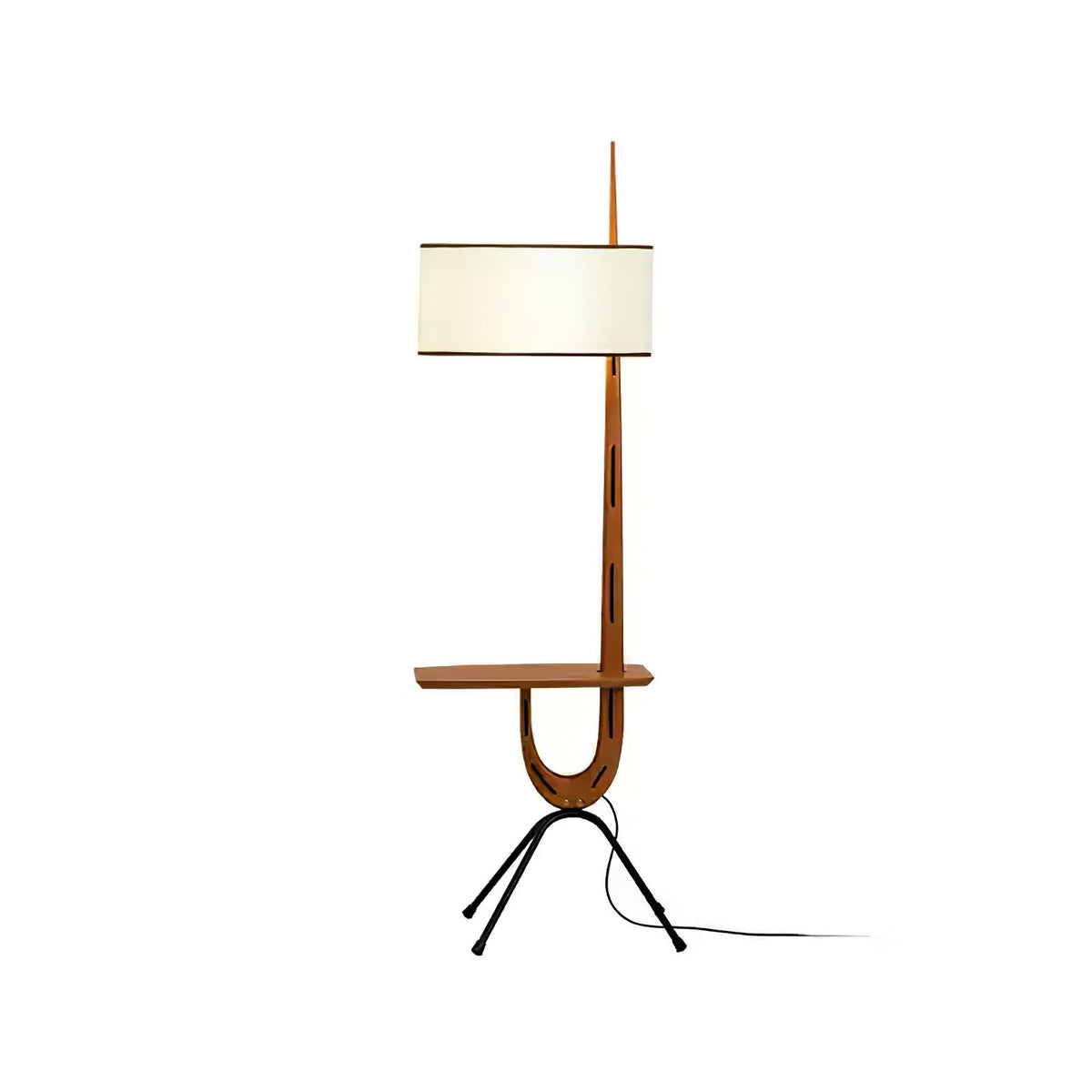 Vemara Golvlampa i trä i mitten av århundradet-stil