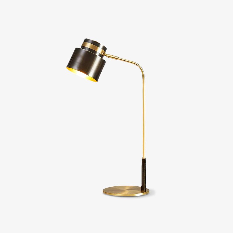 Zorase industriell bordslampa i mässing