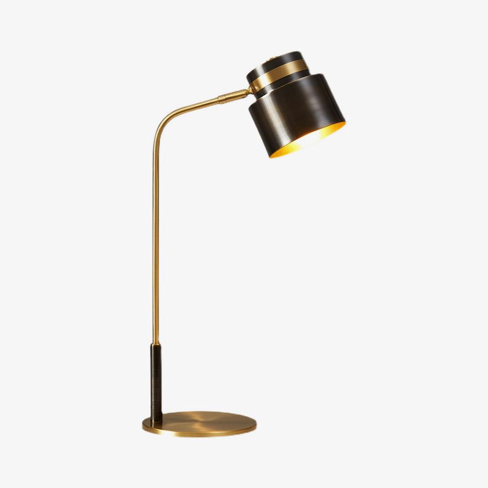 Zorase industriell bordslampa i mässing
