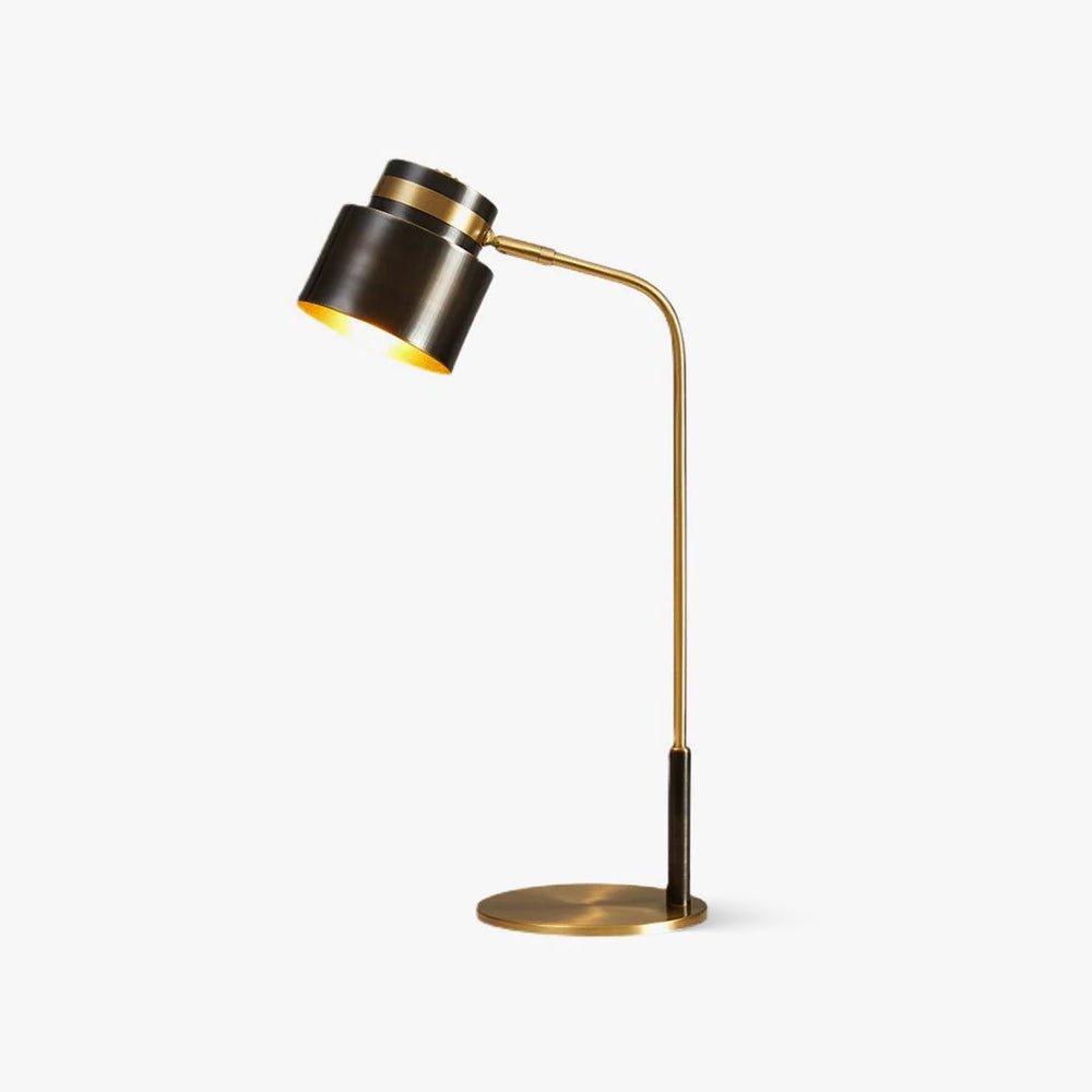 Zorase industriell bordslampa i mässing