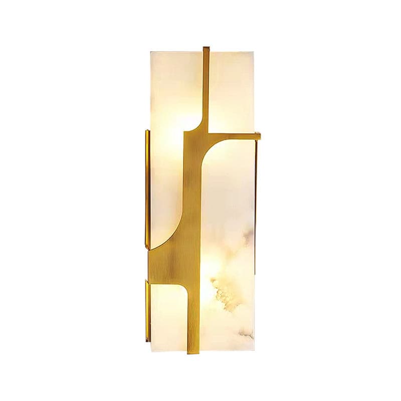 Ariel Vägglampa Alabaster och Mässing Elegans