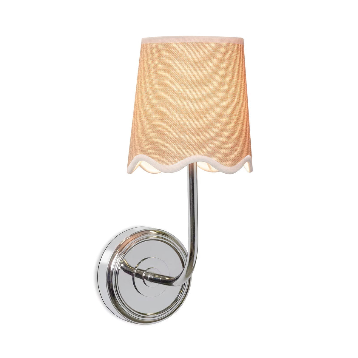 Candeeiro de parede de tecido e metal moderno e minimalista Sifuvyo