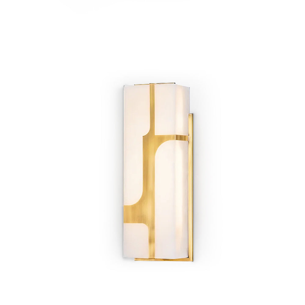 Ariel Vägglampa Alabaster och Mässing Elegans
