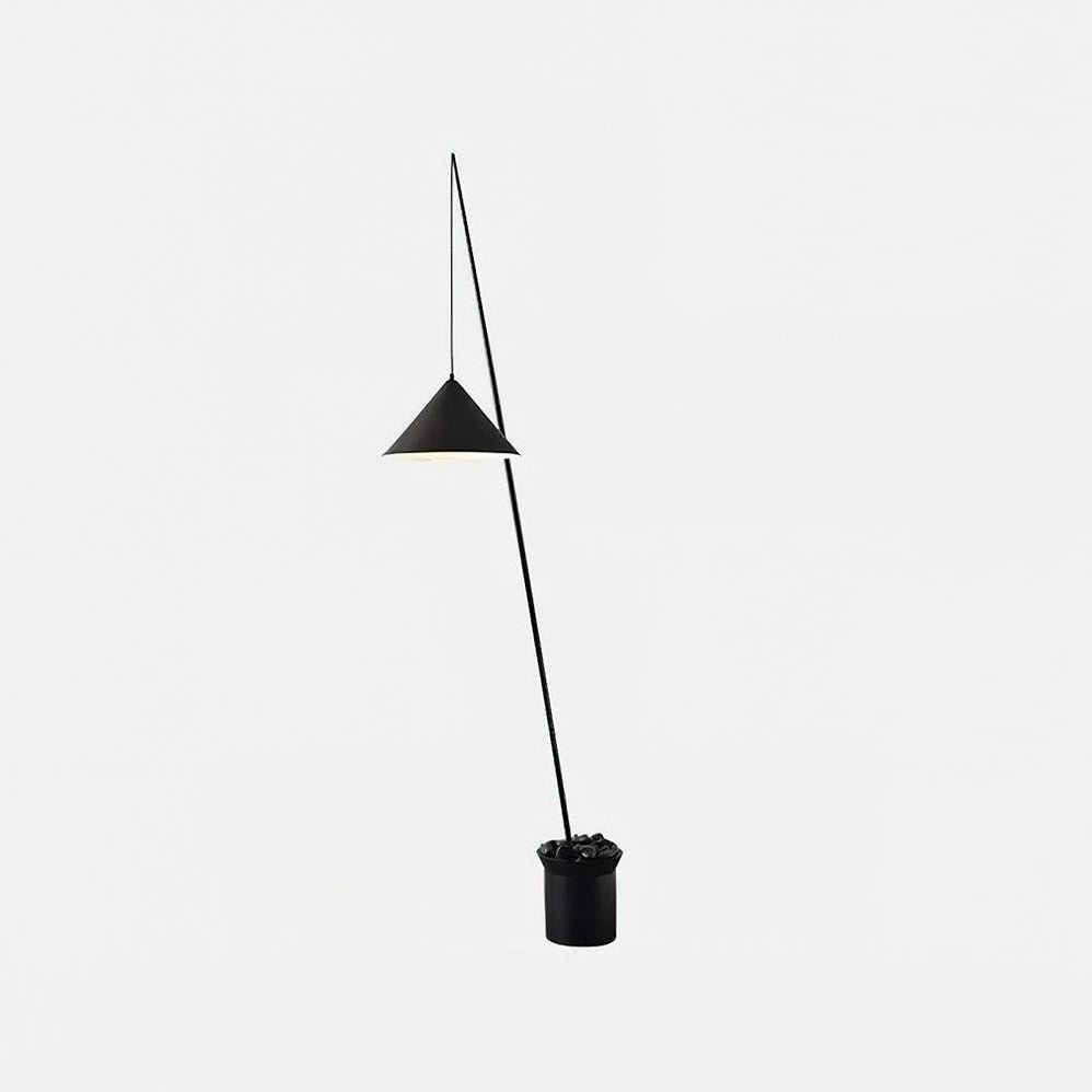 Canorara svart golvlampa med flera armar