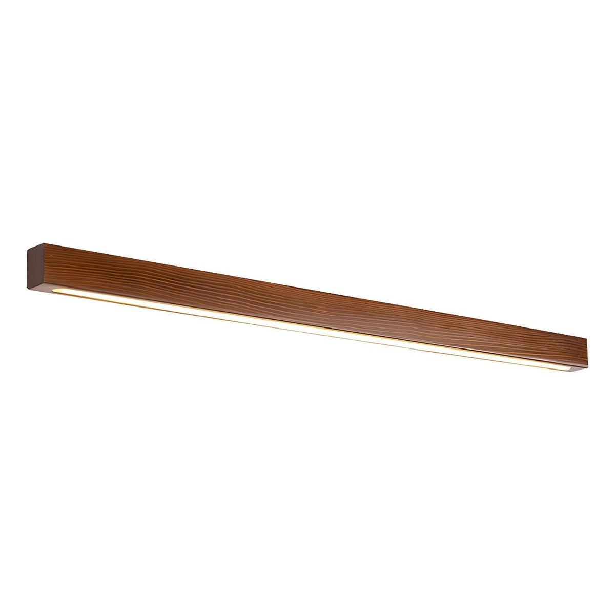 Elvivine lineær, minimalistisk LED-væglampe i træ
