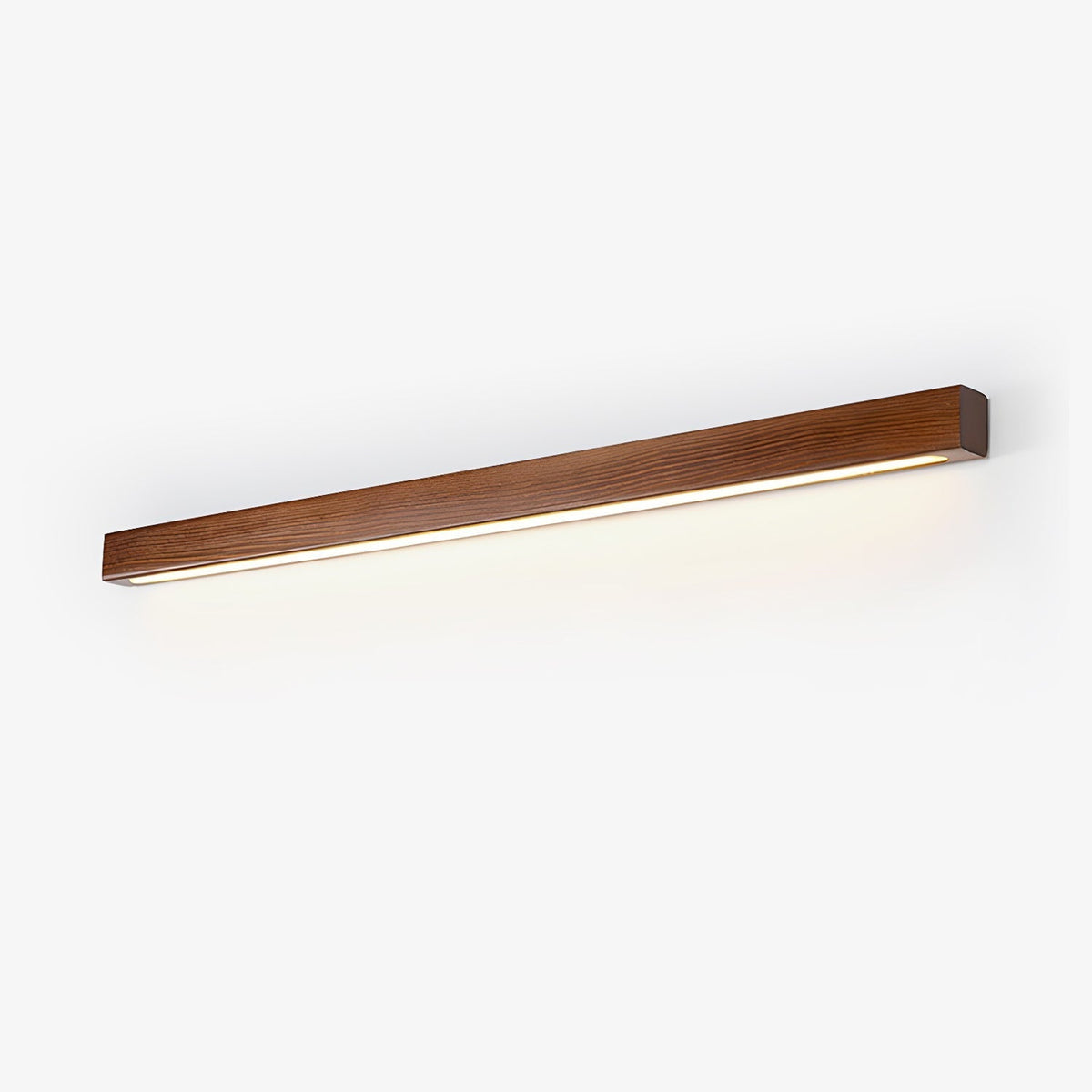 Elvivine lineær, minimalistisk LED-væglampe i træ