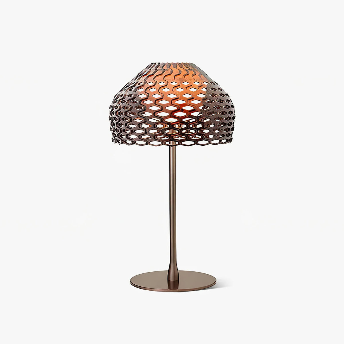 Vintace industriell bordslampa i plast