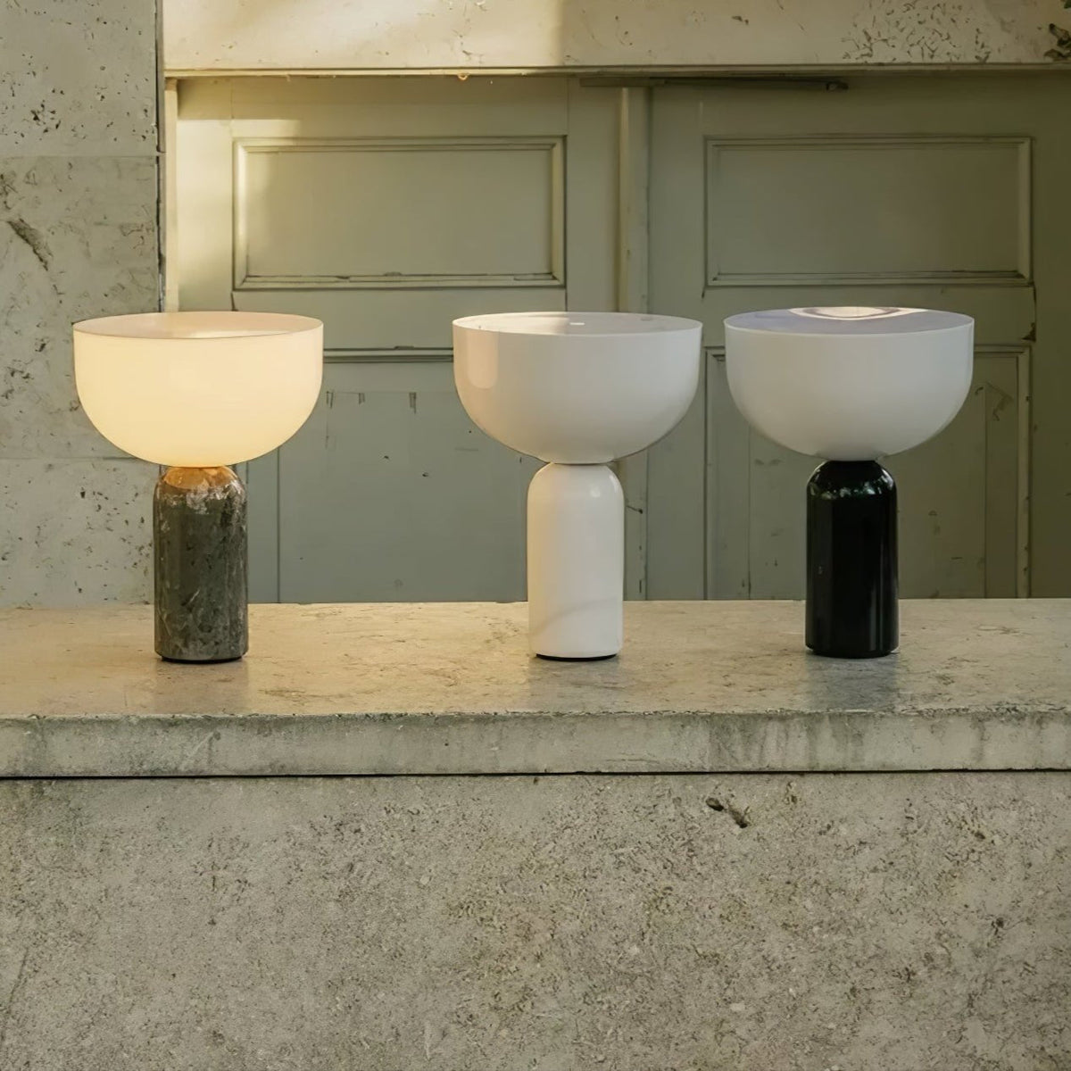Vicky minimalistisk bordlampe i marmor