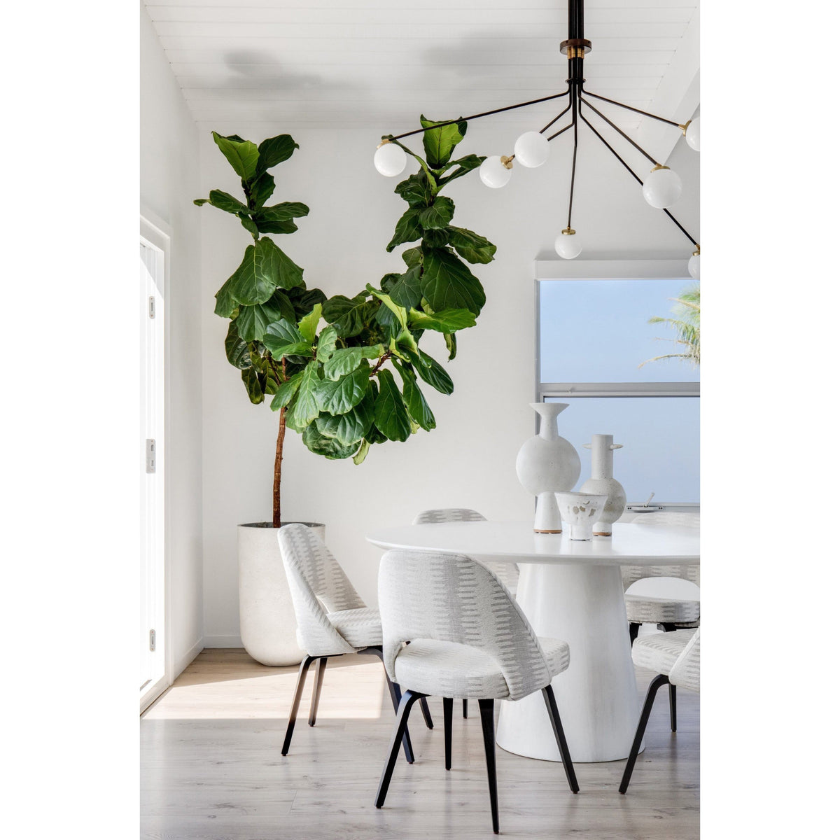 Vatnuvyo Modern Minimalist Brass Metal Glass Ceiling Lamp
