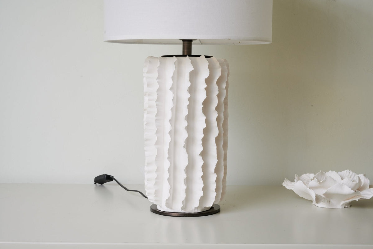 Candeeiro de mesa em cerâmica minimalista Evelyn
