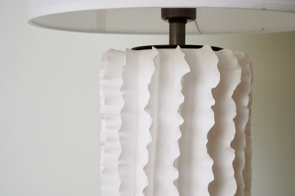 Candeeiro de mesa em cerâmica minimalista Evelyn