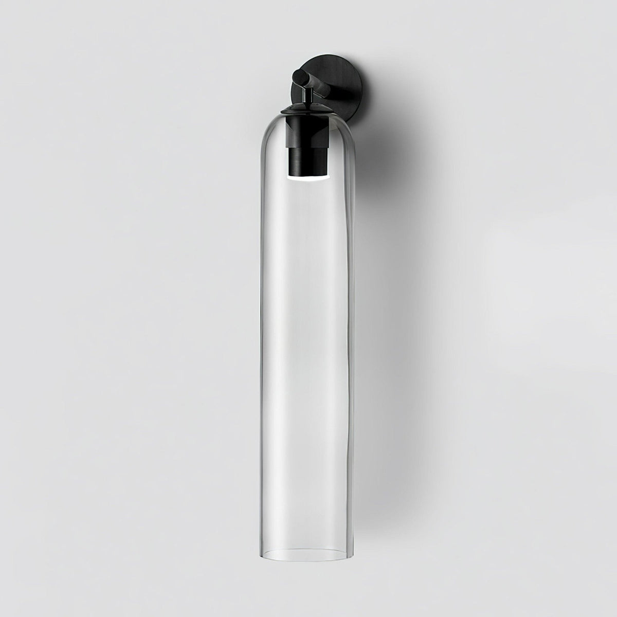 June cylindrisk indendørs væglampe i glas