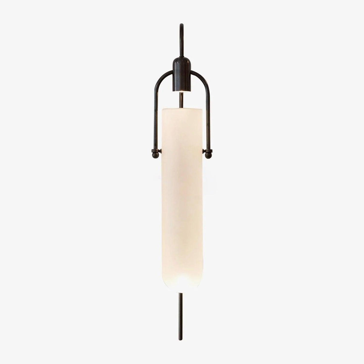 Liororaya væglampe med buet moderne glas
