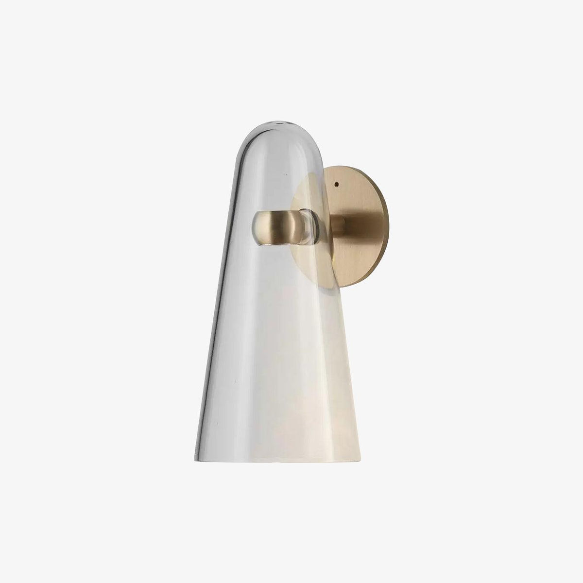 Lioririella konisk glasvägglampa