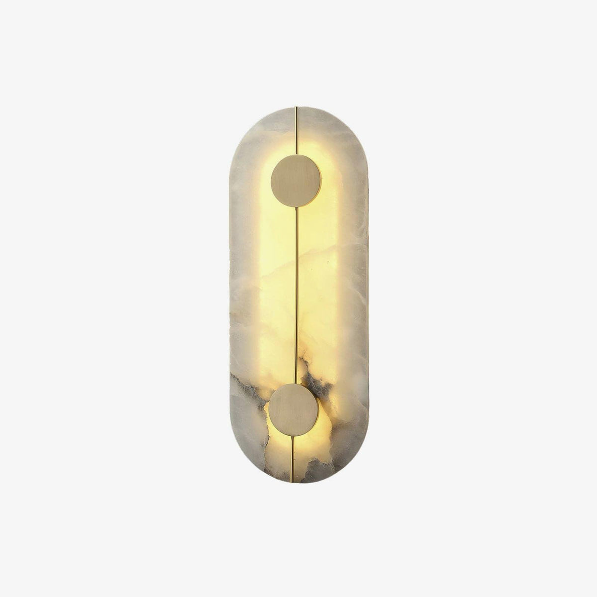 Candeeiro de parede minimalista de alabastro Citheira