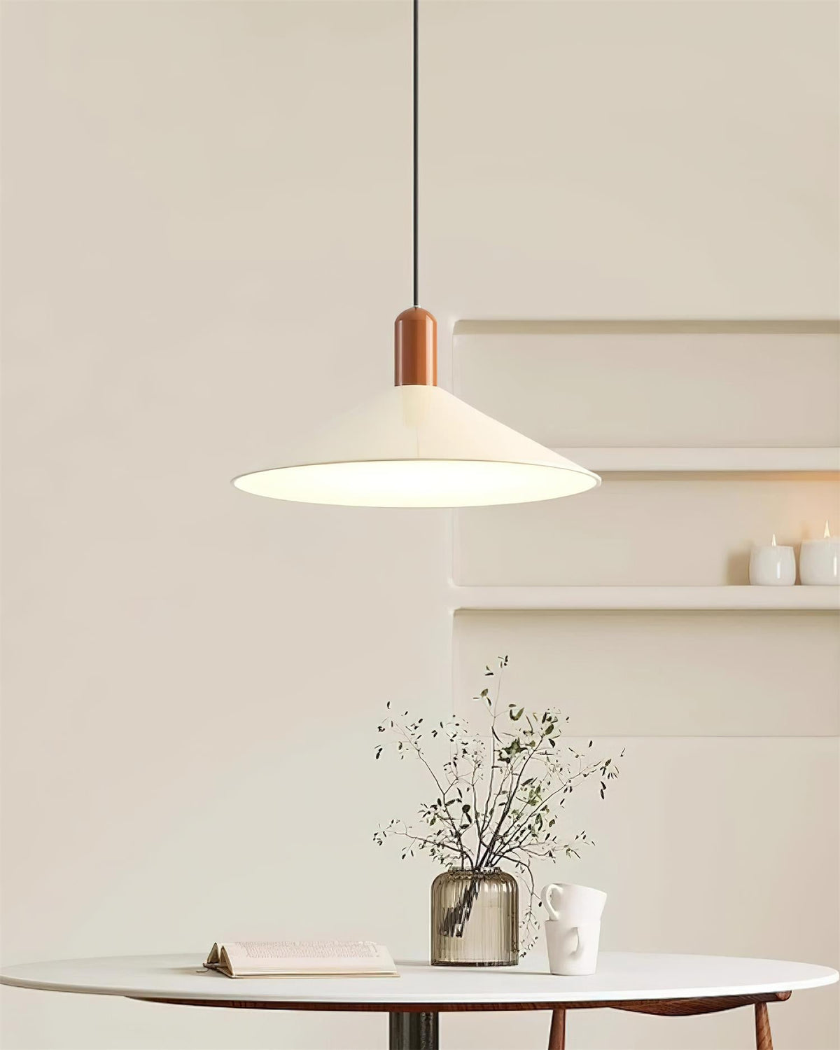 Pendel lampe LED Minimalistisk kegle Hængelampe til køkken og spisestue