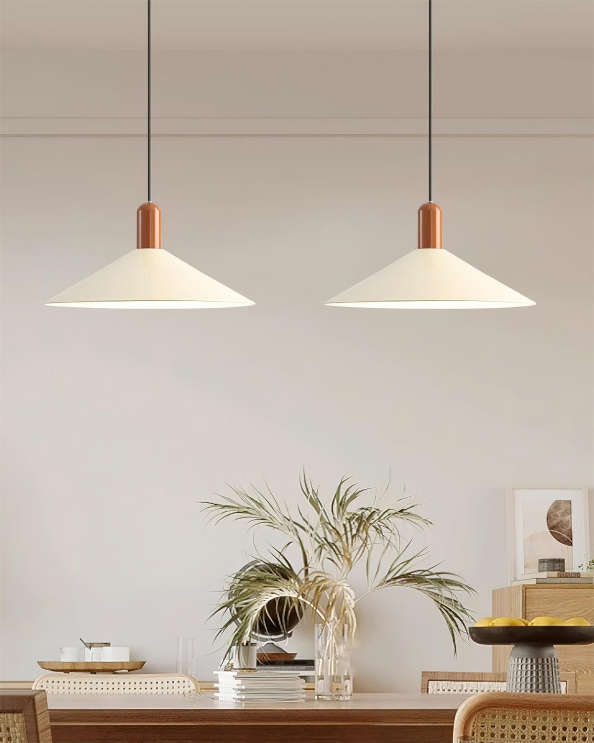 Pendel lampe LED Minimalistisk kegle Hængelampe til køkken og spisestue