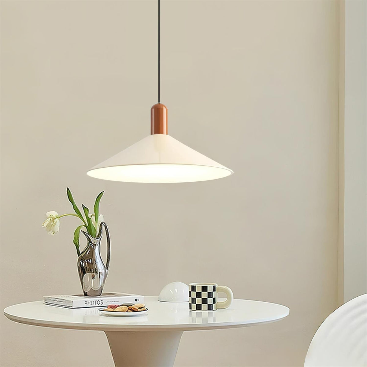 Pendel lampe LED Minimalistisk kegle Hængelampe til køkken og spisestue