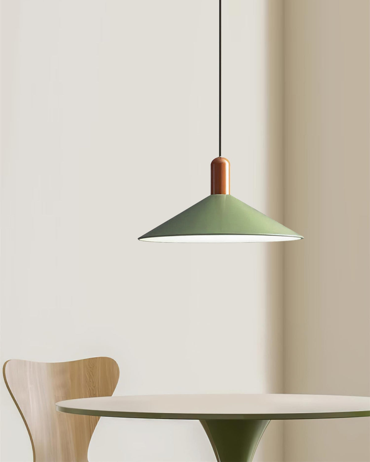 Pendel lampe LED Minimalistisk kegle Hængelampe til køkken og spisestue